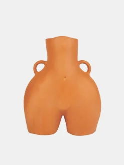 LOVE HANDLES VASE ORANGE