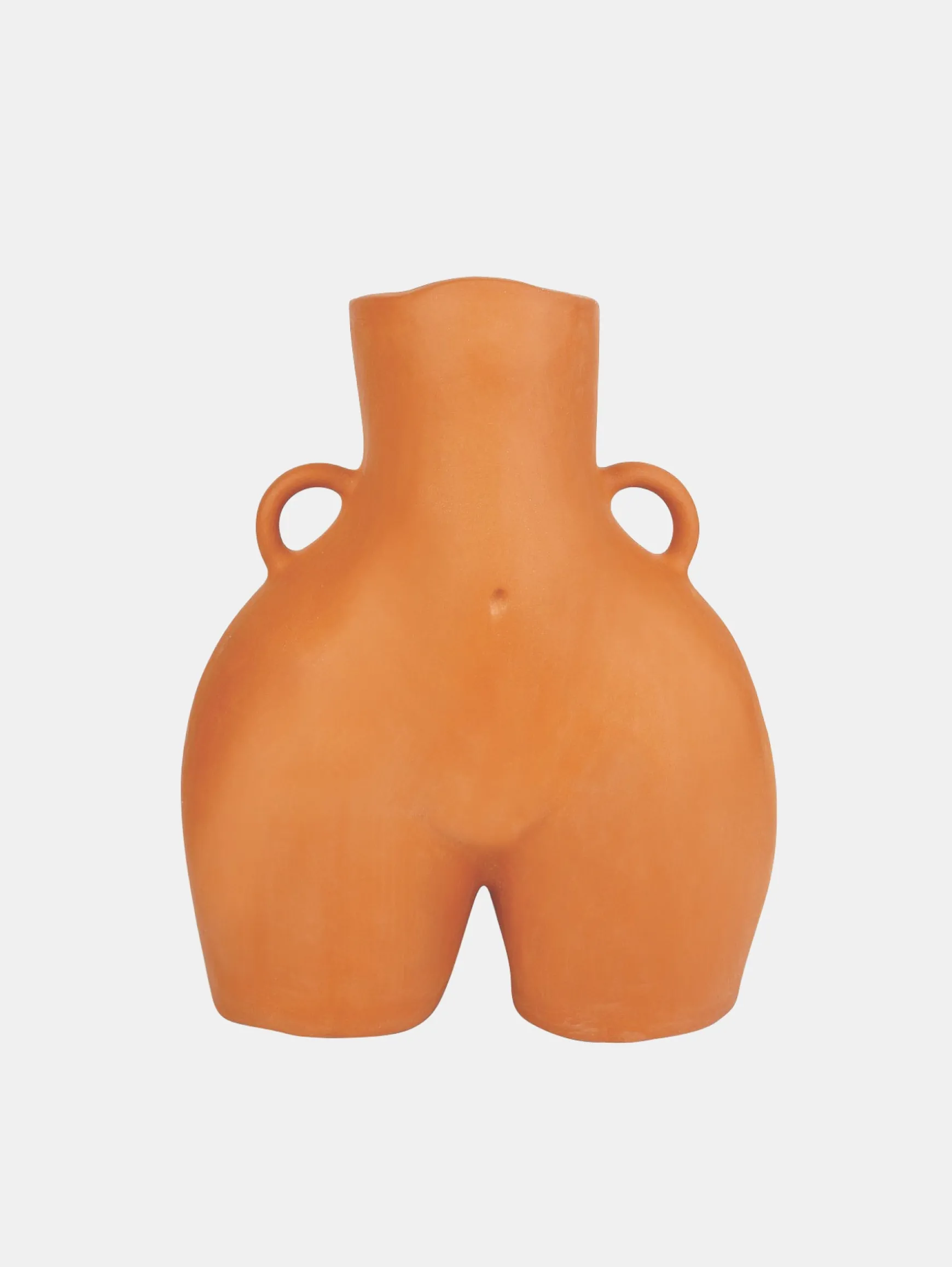 LOVE HANDLES VASE ORANGE