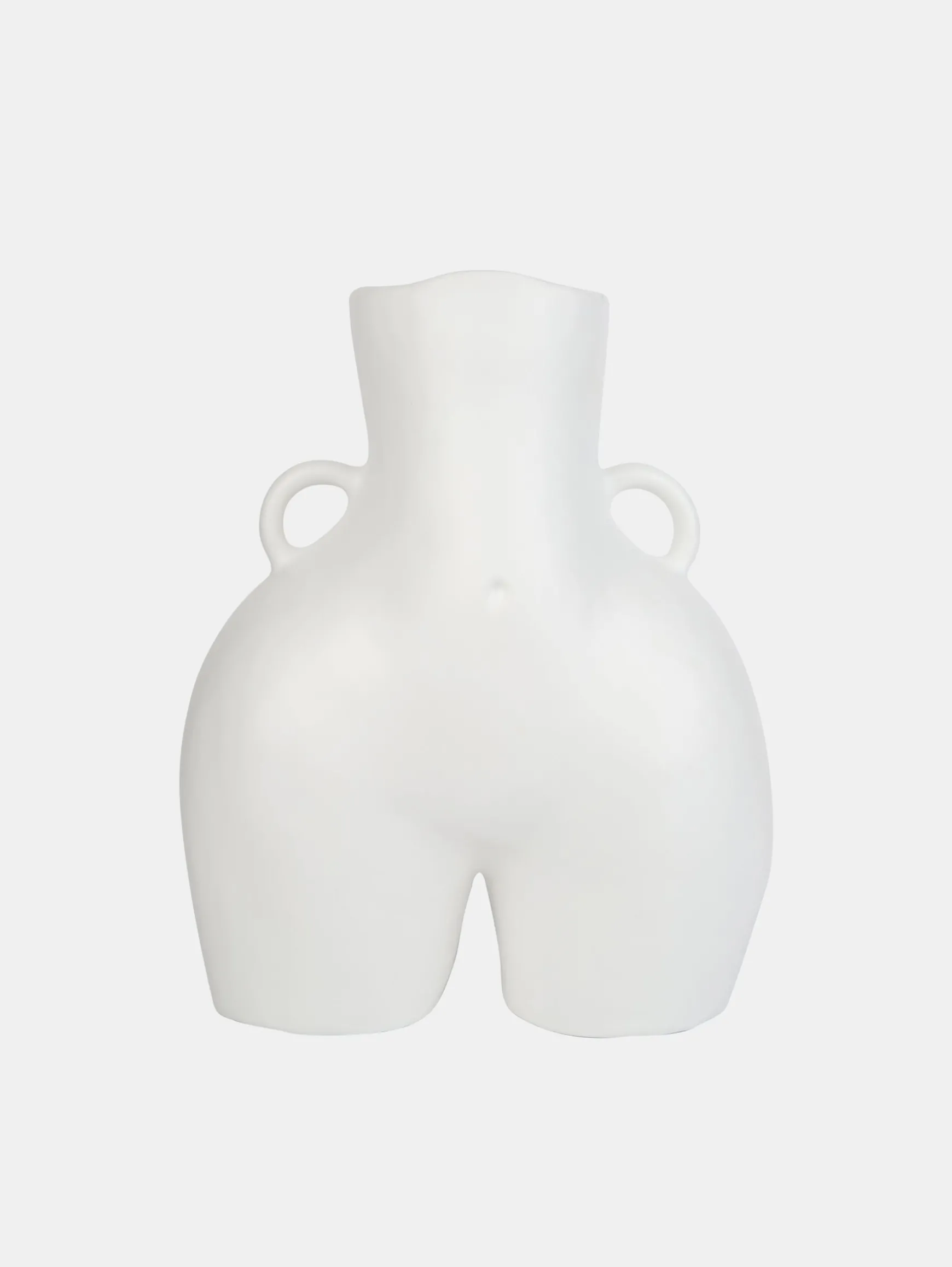 LOVE HANDLES VASE WHITE