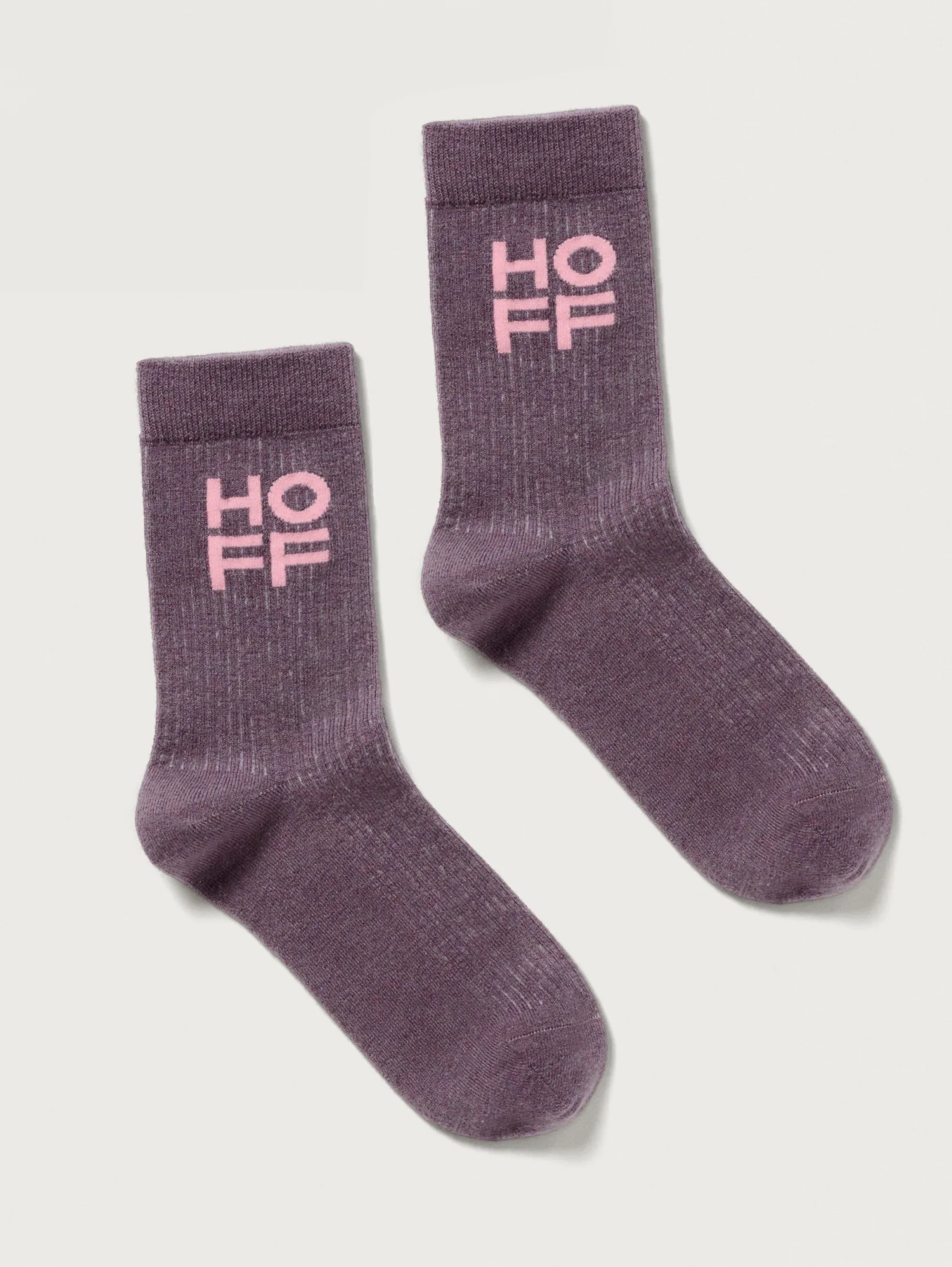 PURPLE CASHMERE SOCKS